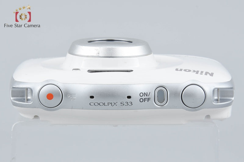 Nikon COOLPIX S33 White 13.2 MP Digital Camera