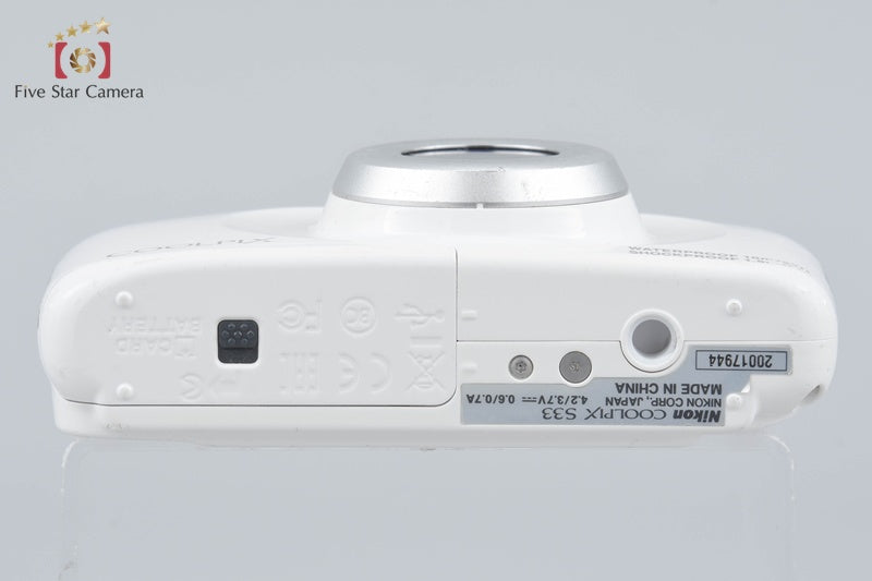 Nikon COOLPIX S33 White 13.2 MP Digital Camera