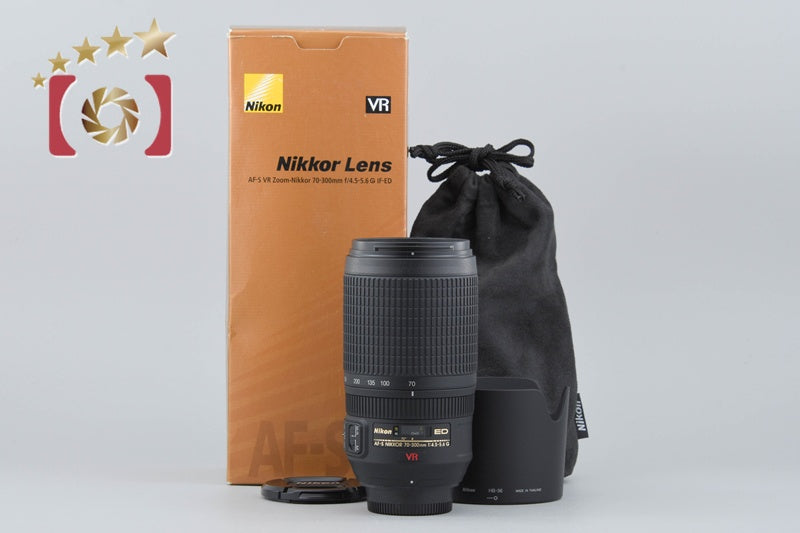 Nikon AF-S NIKKOR 70-300mm f/4.5-5.6 G ED VR w/ Box