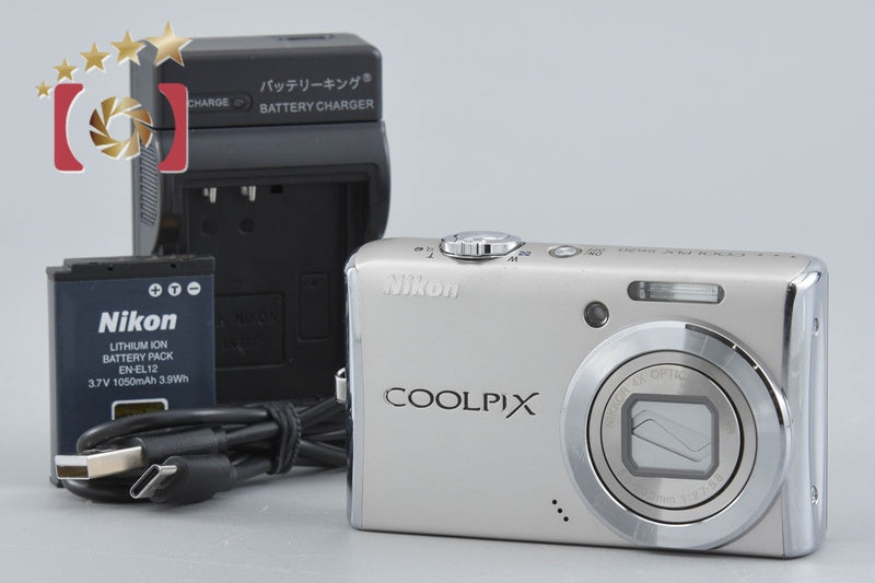Nikon COOLPIX S620 Silver 12.2 MP Digital Camera