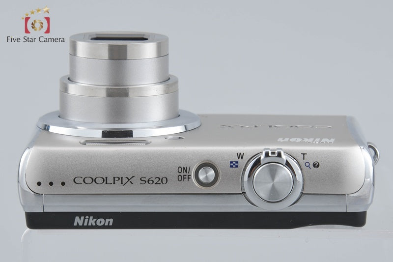 Nikon COOLPIX S620 Silver 12.2 MP Digital Camera