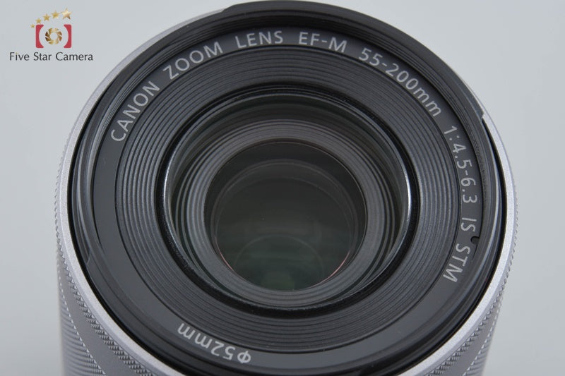 Canon EF-M 55-200mm f/4.5-6.3 IS STM Silver