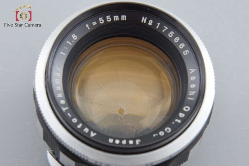 PENTAX Auto-Takumar 55mm f/1.8 Zebra M42 Mount Lens