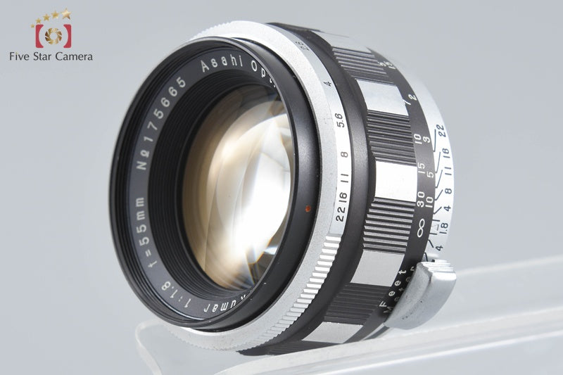 PENTAX Auto-Takumar 55mm f/1.8 Zebra M42 Mount Lens