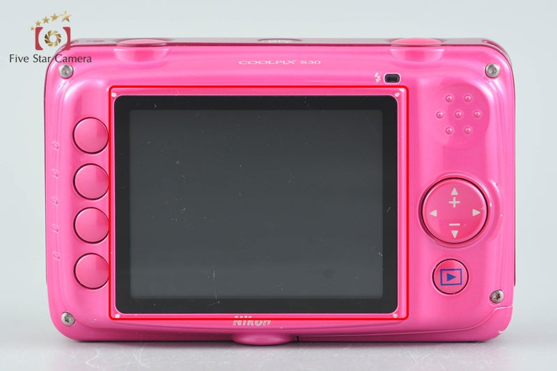Nikon COOLPIX S30 Pink 10.1 MP Digital Camera