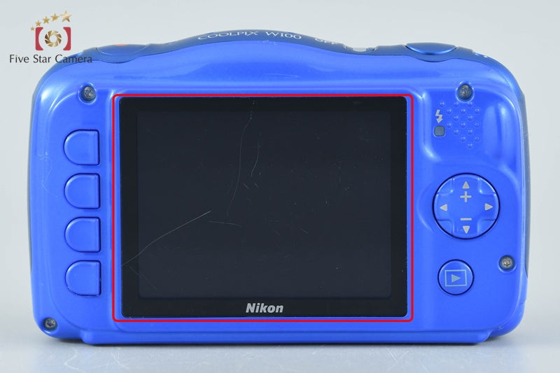 Nikon COOLPIX W100 Blue 13.2 MP Digital Camera