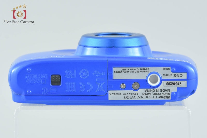Nikon COOLPIX W100 Blue 13.2 MP Digital Camera
