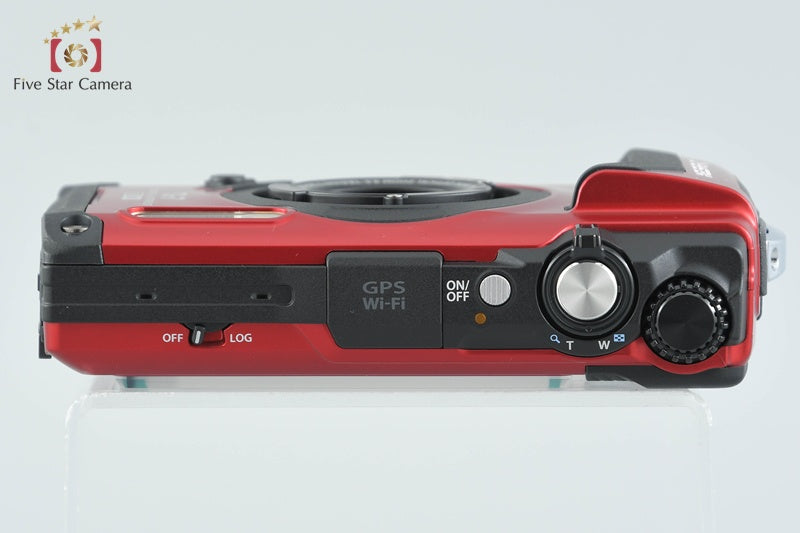 "Count 135" OM SYSTEM Olympus Tough TG-7 Red 12.0 MP Digital Camera w/ Box