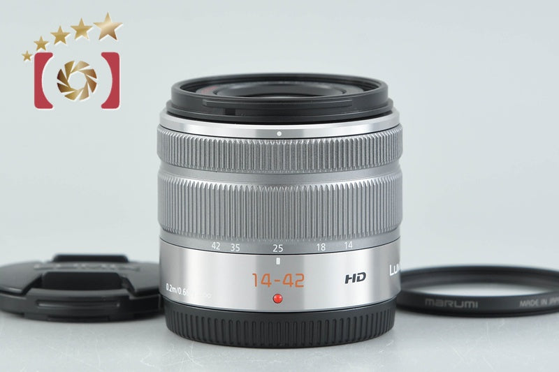 Panasonic LUMIX G VARIO 14-42mm f/3.5-5.6 ASPH. MEGA O.I.S. H-FS1442A Silver
