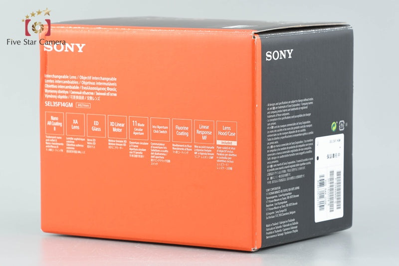 Sony FE 35mm f/1.4 GM SEL35F14GM w/ Box