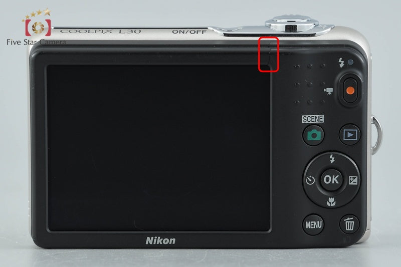Nikon COOLPIX L30 Silver 20.0 MP Digital Camera