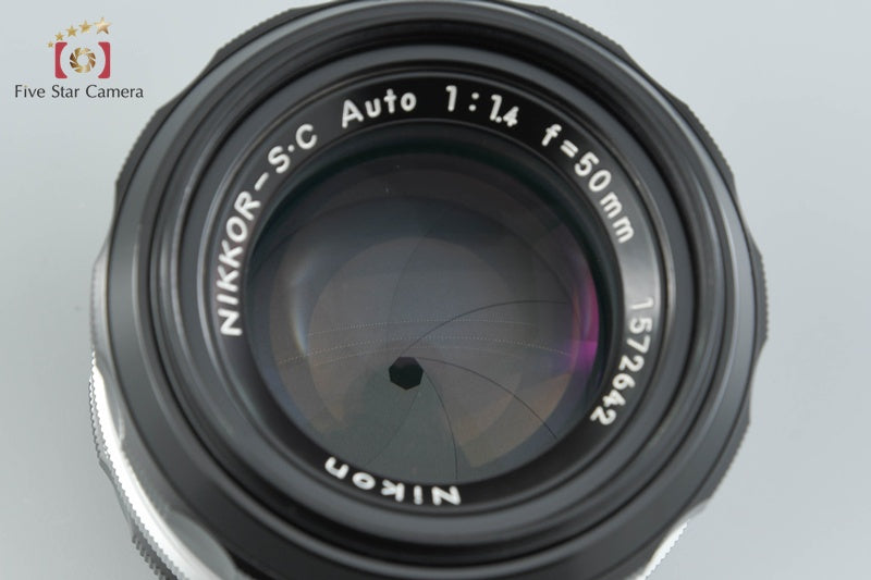 Nikon NIKKOR-S.C Auto 50mm f/1.4 Non Ai Lens