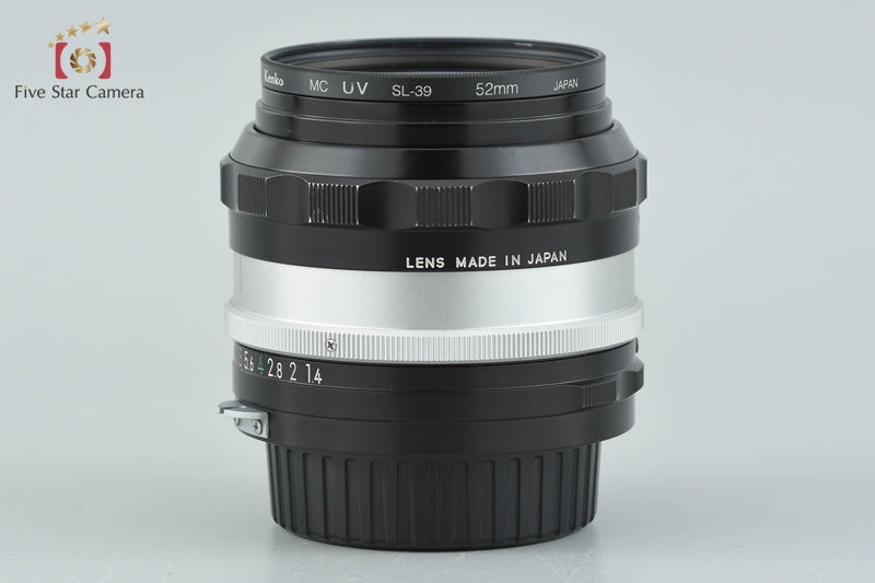 Nikon NIKKOR-S.C Auto 50mm f/1.4 Non Ai Lens