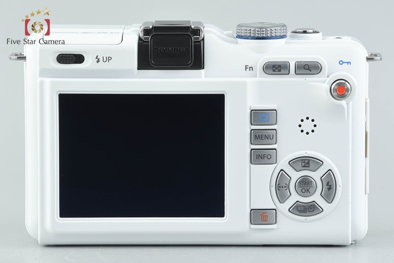 "Count 5,615" Olympus PEN Lite E-PL1s White 12.3 MP 14-42 40-150 Lenses