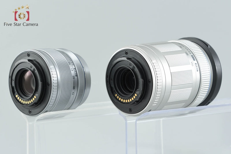 "Count 5,615" Olympus PEN Lite E-PL1s White 12.3 MP 14-42 40-150 Lenses