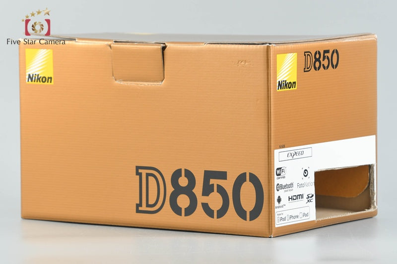 "Count 3,300" Nikon D850 45.7 MP Full Frame Digital SLR Camera Body w/ Box