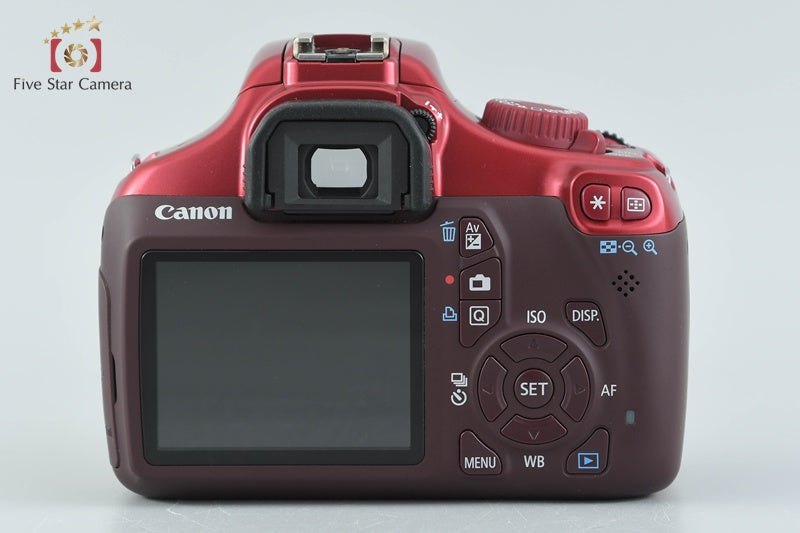 "Count 164" Canon EOS Kiss X50 / Rebel T3 / 1100D Red 12.2 MP 18-55 Lens