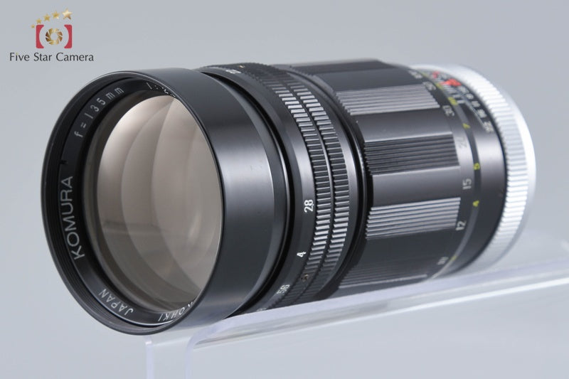 SANKYO KOHKI KOMURA 135mm f/2.8 L39 LTM Leica Thread Mount Lens