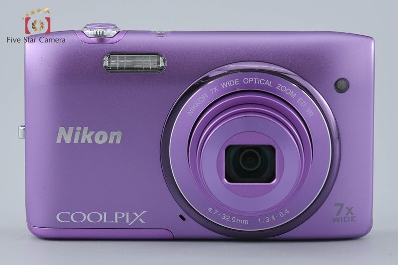 Nikon COOLPIX S3500 Orchid Purple 20.0 MP Digital Camera