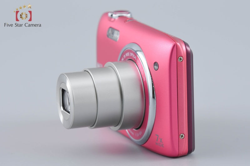 Nikon COOLPIX S3500 Strawberry Pink 20.0 MP Digital Camera