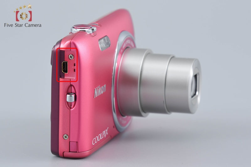 Nikon COOLPIX S3500 Strawberry Pink 20.0 MP Digital Camera
