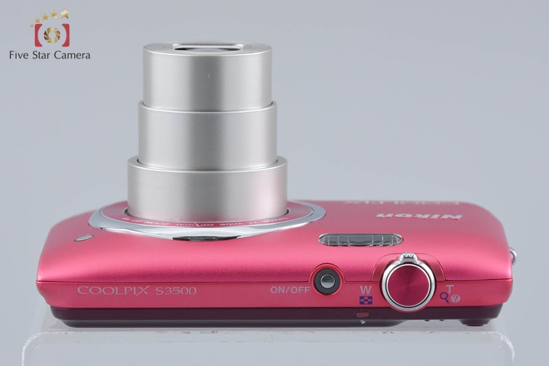 Nikon COOLPIX S3500 Strawberry Pink 20.0 MP Digital Camera