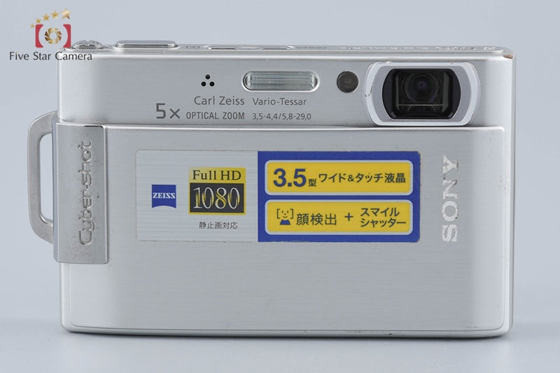 Sony Cyber-Shot DSC-T200 Silver 8.1 MP Digital Camera