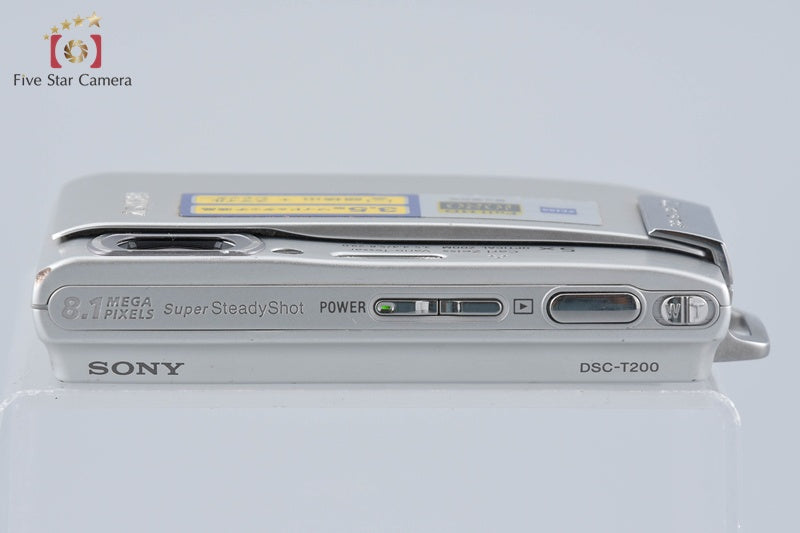 Sony Cyber-Shot DSC-T200 Silver 8.1 MP Digital Camera