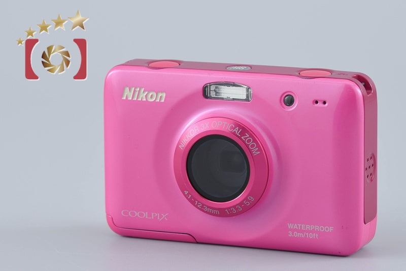 Nikon COOLPIX S30 Pink 10.1 MP Waterproof Digital Camera