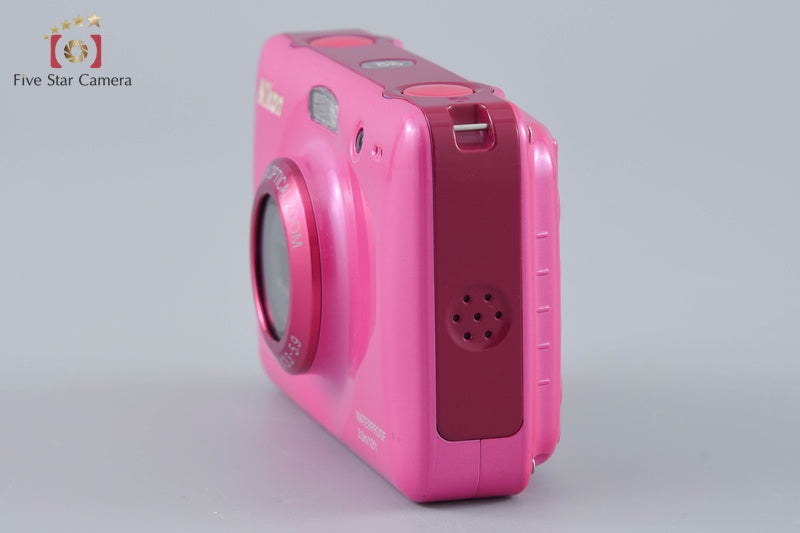 Nikon COOLPIX S30 Pink 10.1 MP Waterproof Digital Camera