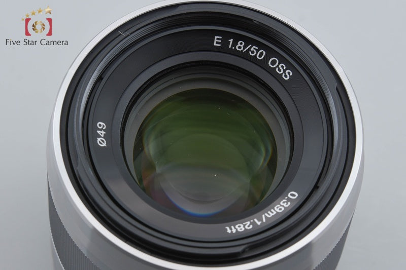 SONY E 50mm f/1.8 OSS SEL50F18 Silver
