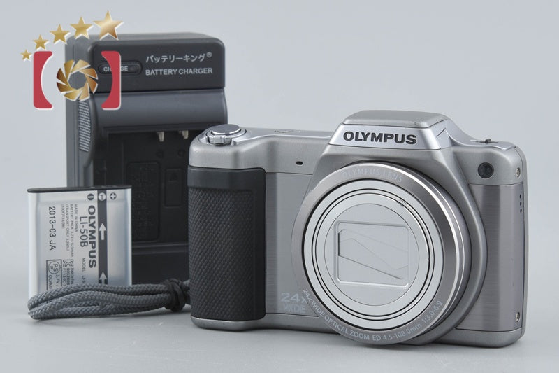 Olympus Stylus SZ-15 Silver 16.0 MP Digital Camera