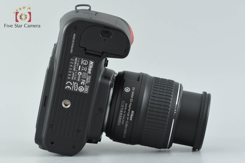 "Count 2,554" Nikon D80 10.2 MP DSLR + AF-S DX NIKKOR 18-55mm f/3.5-5.6 G II ED