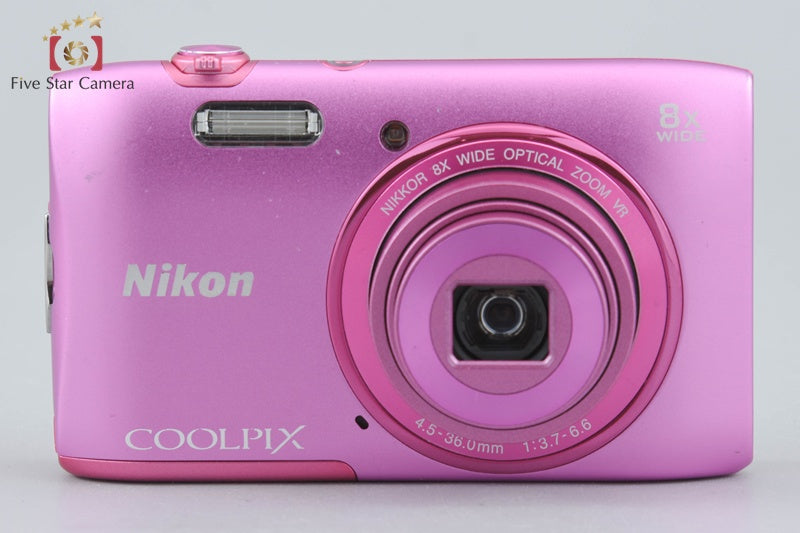 Nikon COOLPIX S3600 Azalea Pink 20.0 MP Digital Camera