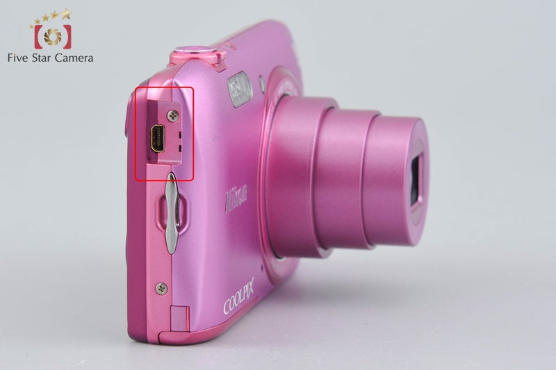 Nikon COOLPIX S3600 Azalea Pink 20.0 MP Digital Camera