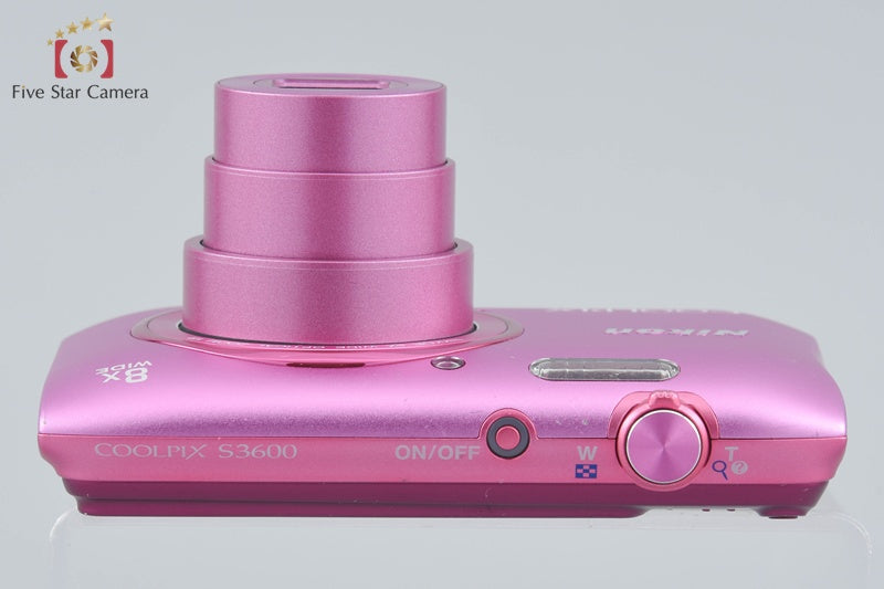 Nikon COOLPIX S3600 Azalea Pink 20.0 MP Digital Camera