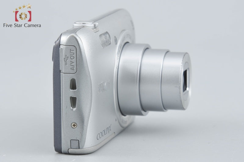 Nikon COOLPIX S3700 Silver 20.1 MP Digital Camera
