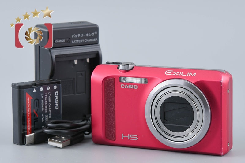 Casio HIGH SPEED EXILIM EX-ZR500 Red 16.1 MP Digital Camera