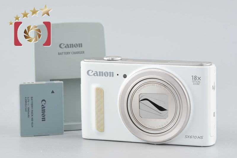 Canon PowerShot SX610 HS White 20.2 MP Digital Camera