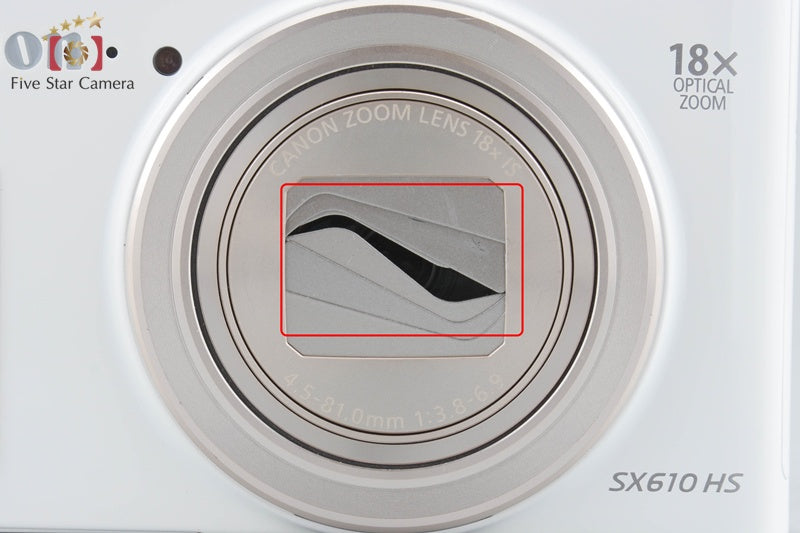 Canon PowerShot SX610 HS White 20.2 MP Digital Camera