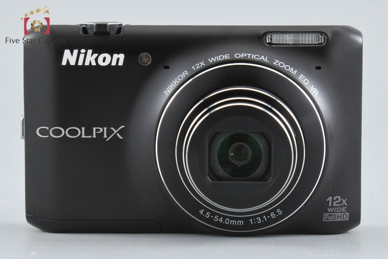 Nikon COOLPIX S6400 Smart Black 16.0 MP Digital Camera w/ Box