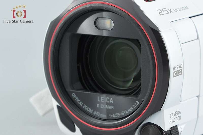 Panasonic HC-VX992M Pure White 4K HD Digital Camcorder w/ Box