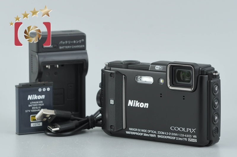 Nikon COOLPIX AW130 Black 16.5 MP Digital Camera