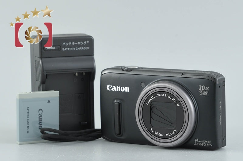 Canon PowerShot SX260 HS Black 12.1 MP Digital Camera