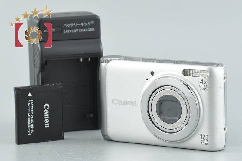 Canon PowerShot A3100 IS Silver 12.1 MP Digital Camera