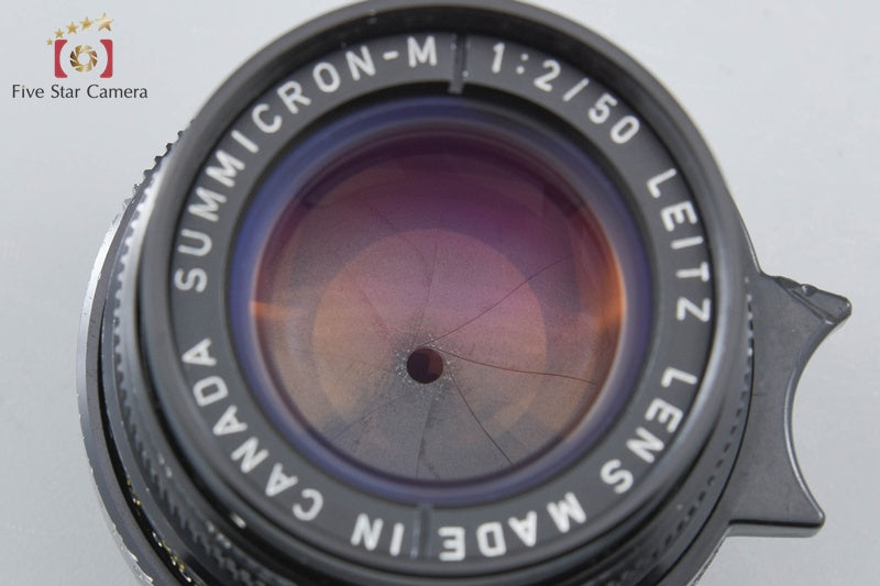 Leica SUMMICRON-M 50mm f/2 3rd Black 70th Anniversary Model