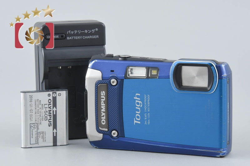 Olympus Tough TG-820 Blue 12.0 MP Waterproof Digital Camera