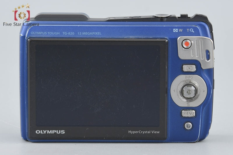Olympus Tough TG-820 Blue 12.0 MP Waterproof Digital Camera