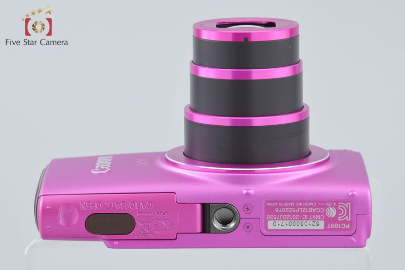 Canon IXY 610F Pink 12.1 MP Digital Camera