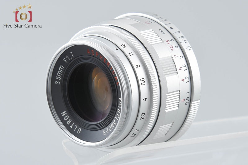 Voigtlander ULTRON 35mm f/1.7 Aspherical Silver L39 LTM Leica Thread Mount